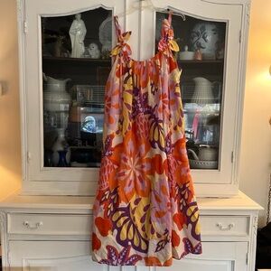 Floral Mini Dress - Multicolor